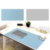 Lifup Waterproof PU Leather Desk Mat and Non-Slip Mouse Pad, Blue/Silver, 95 x 50 cm view 1
