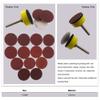 SHENGANG 20-Piece 1/2/3/4/5-Inch Hook-and-Loop Sanding Discs, Aluminum Oxide Sandpaper, 40–2000 Grit view 3