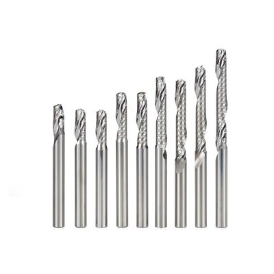 VIEUE Single-Edge Tungsten Carbide End Mill for Aluminum, 4–6 mm Shank