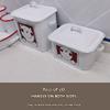 Retro Country-Style Bread Box with Cat and Dog Pattern, White A, S: 1.3 L view 2