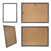 CLAMARO COLLAGE Picture Frame, Steel Gray, MDF, 53 x 65 cm, with Acrylic Glass view 2