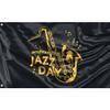 International Jazz Day Flag, Unique Design, Made in the EU (90 x 150 cm) view 1