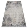 rugsx Modern TULS Textured Rug with Fringe, Vintage Ornament, Ivory/Cream, 120 x 170 cm view 1