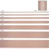 Furlanis Double Satin Ribbon, Italian-Made, Coral Red, 6 mm x 25 m view 3
