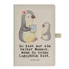 Mr. & Mrs. Panda DIN A5 Cotton Notebook, Speech Therapist with Heart view 1