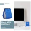 NUOBESTY Mini Desktop Calendar Made of High-Quality Paper for Notes and Planning view 4