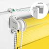 Estika Day & Night Roller Blind, No-Drill Clamp Mount, 115 x 150 cm, Lemonade view 2
