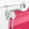 Estika Duo Roller Blind, No Drilling, 30 x 220 cm, Raspberry Mousse, Opaque view 2