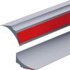 Zayejod Self-Adhesive Silicone Water Barrier Strip, Gray, 2.5 cm W x 1.5 cm H x 4 m, Single-Sided Adhesive view 1