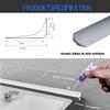 Zayejod Self-Adhesive Silicone Water Barrier Strip, Gray, 2.5 cm W x 1.5 cm H x 4 m, Single-Sided Adhesive view 2