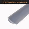 Zayejod Self-Adhesive Silicone Water Barrier Strip, Gray, 2.5 cm W x 1.5 cm H x 4 m, Single-Sided Adhesive view 3