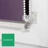 Estika No-Drill Clamp-Fit Day & Night Dual Roller Blind, 95 x 220 cm, Plum view 3