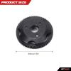 RCAWD 90T 48P Metal Spur Gear for 1/10 RC Models, Black view 2