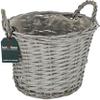 KOTARBAU Woven Willow Flower Pot, 31 cm, Gray view 1