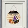 Welcome Sign for Home, Happy Halloween Gnome, Hocus Pocus Wooden Wall Decor, 12 x 12 in view 3