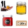 KADAX 20-Piece Set of 40 ml Mini Canning Jars TO43, Without Lids – Spice, Sample & Jam Jars | Airtight & Dishwasher-Safe view 1
