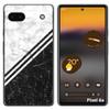 Silicone Case for Google Pixel 6a, Marble 01 Drawings Design view 1