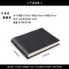 A4 Ring-Bound Horizontal Notebook, Retro Sketchbook, Business Notebook, Black, 4-Pack view 3