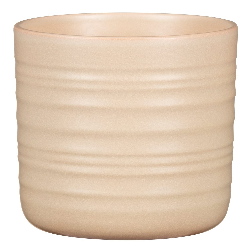 Scheurich Cottage Ceramic Flowerpot, Dry Reed, 19.6 cm Diameter, 17.9 cm High, 6.9 L