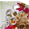 Lolosale Skull Flower Blackout Curtains, 2-Piece Set, 234 x 137 cm view 4