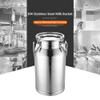 Heavy-Duty 304 Stainless Steel Milk Can with Sealed Lid, 50 L view 2