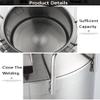 Heavy-Duty 304 Stainless Steel Milk Can with Sealed Lid, 50 L view 3