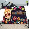 Aoihrraan 7 x 5 ft Day of the Dead Sugar Skull Photo Backdrop view 4