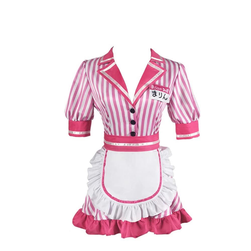 Xinchangda My Dress-Up Darling Kitagawa Marin Cosplay Costume Japanese JK School Uniform Set for Women and Girls, XXL