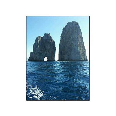 Thailand Ocean Blue Landscape Canvas Wall Art, 40 x 60 cm, Unframed