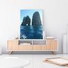 Thailand Ocean Blue Landscape Canvas Wall Art, 40 x 60 cm, Unframed view 2