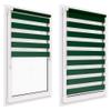 Double Roller Blind No Drilling, 45 x 150 cm Fabric, Day & Night view 1
