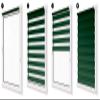 Double Roller Blind No Drilling, 45 x 150 cm Fabric, Day & Night view 4