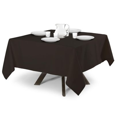 MyVorrei Solid Color Square Tablecloth, 100% Cotton, 200 x 200 cm