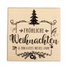 Rayher Wooden Stamp “Merry Christmas,” 7 x 7 cm view 1