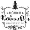 Rayher Wooden Stamp “Merry Christmas,” 7 x 7 cm view 4