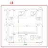 Furnitech Rodos Living Room Wall Unit, White, with LED, Shelves & TV Cabinet view 2