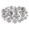 DIN 6923 M12 Serrated Flange Nuts, A2 Stainless Steel, 50 pcs view 2