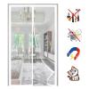 Magnetic Screen Door Curtain, White, 210 x 210 cm view 1
