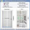 Magnetic Screen Door Curtain, White, 210 x 210 cm view 2