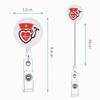 Vicloon Nurse Badge Holders, 3-Pack Retractable Keychains view 2