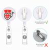 Vicloon Nurse Badge Holders, 3-Pack Retractable Keychains view 3