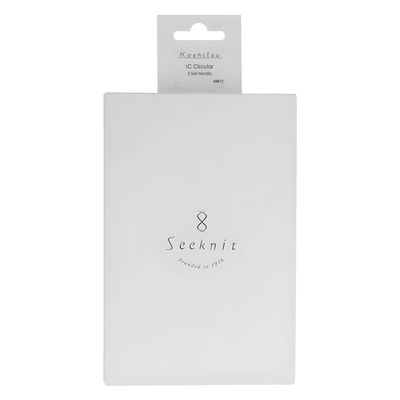 Seeknit Koshitsu White Interchangeable Circular Needle Set, Medium