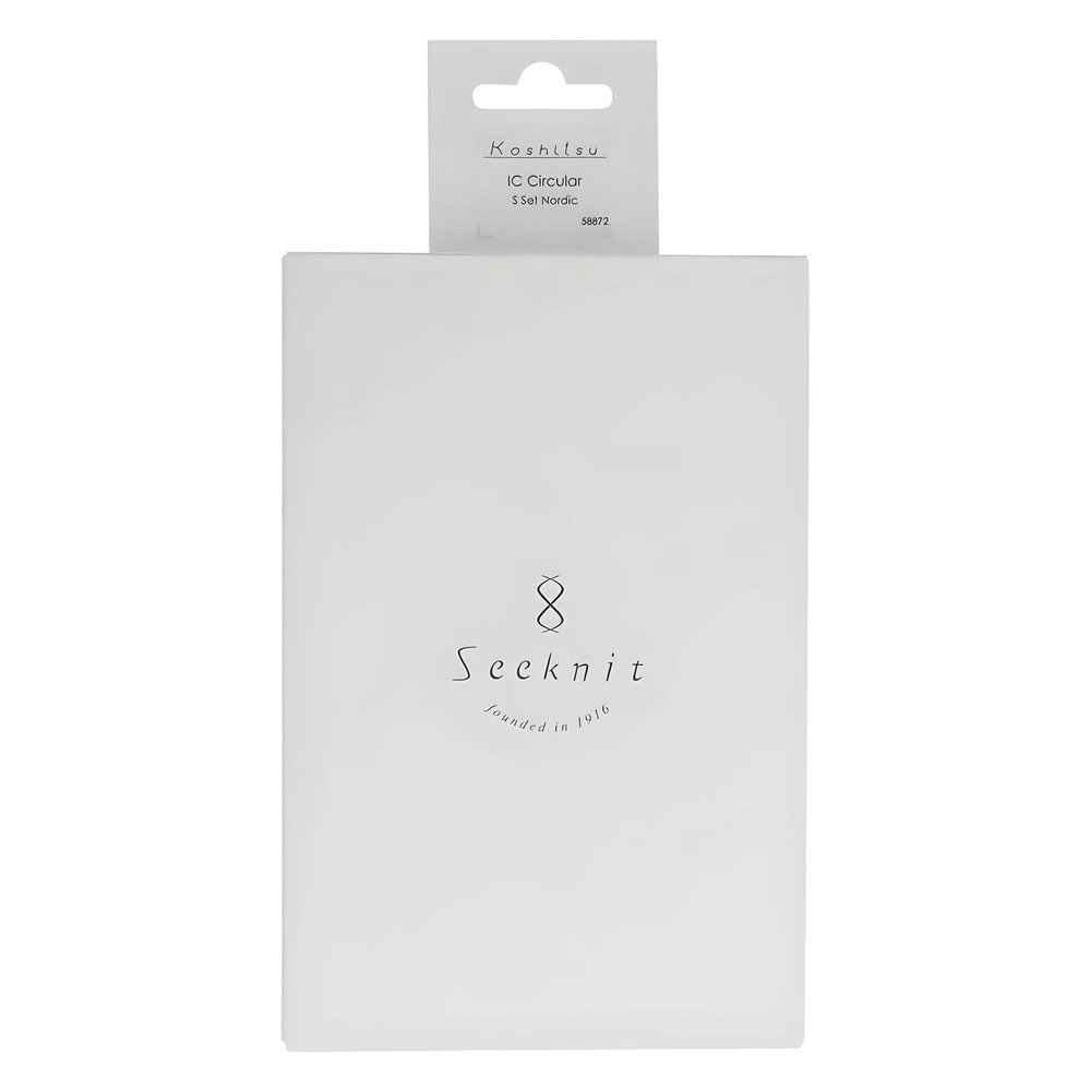 Seeknit Koshitsu White Interchangeable Circular Needle Set, Medium