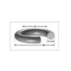 FKM Rubber O-Ring, OD 72 x 3.5 mm, 50-Pack view 3