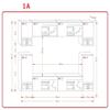 Furnitech Modern Living Room Wall Unit with Shelves & TV Cabinet, No LED (Rodos AN43-17WD-HGM53 1A) view 2
