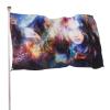 NIBABAEU Decorative Outdoor Garden Flag, Goodnes Woman Eagles Space Print, 90 x 150 cm view 1