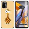 Silicone Case for Xiaomi Poco M5s, Giraphia Drawing Design view 1