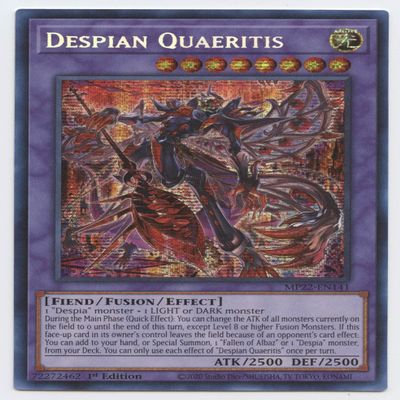 Despian Quaeritis MP22-EN141 Prismatic Secret Rare 1st Edition