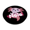 NELE - Pretty Girl's Name with Axolotl PopSockets PopGrip view 2