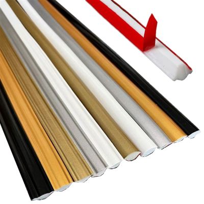 1 m Flexible Self-Adhesive Quarter-Round Trim, Waterproof Decorative Molding